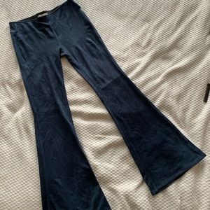 Altar'd State Blue Suede Bell Bottom NWOT